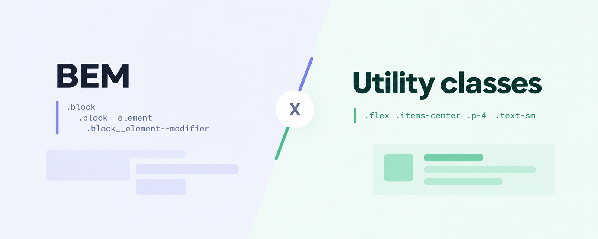 BEM X Utility classes